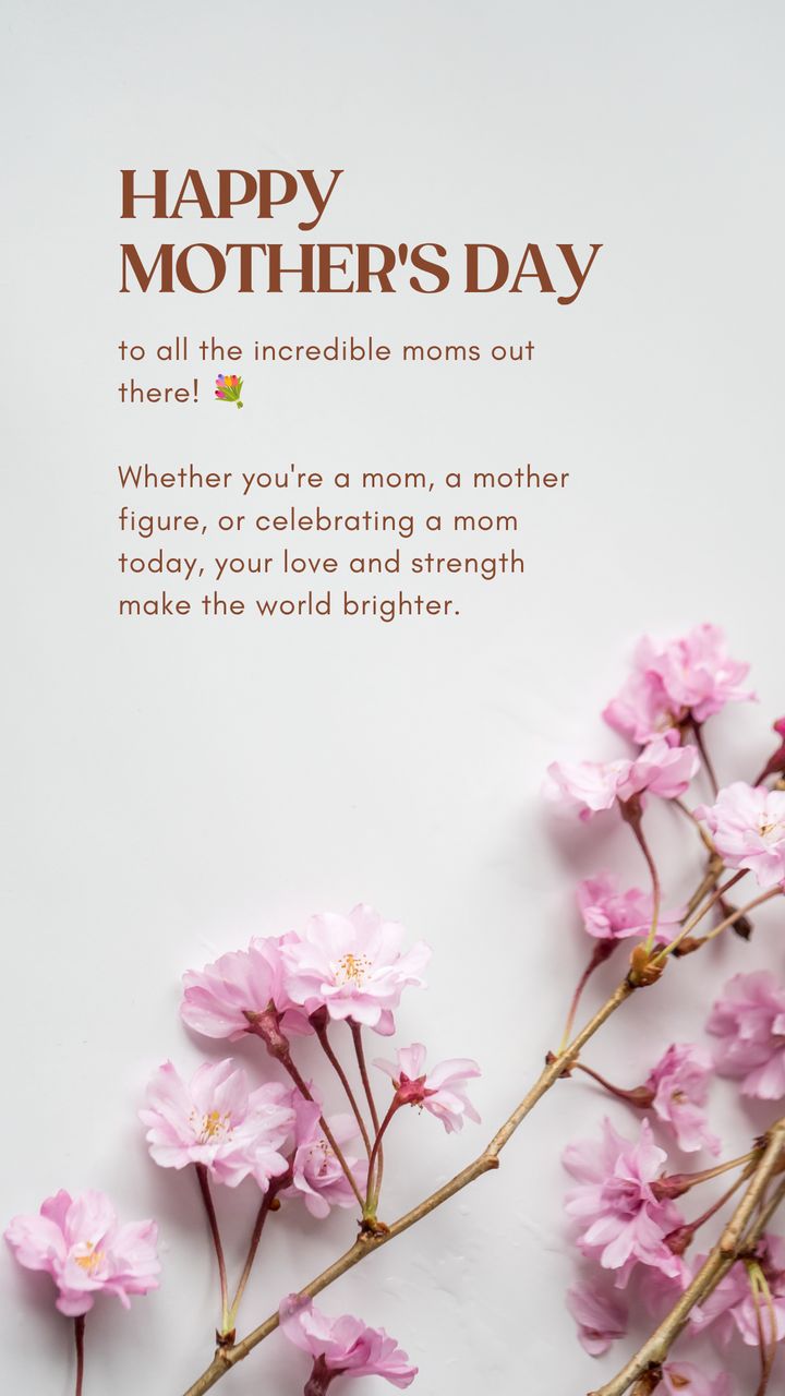 Mother's Day seasonal campaign graphic