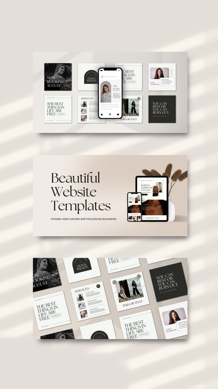 Brand design system templates