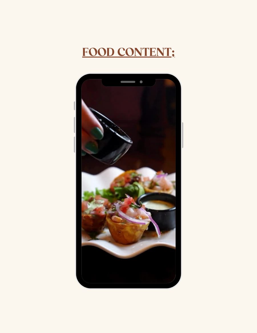 Video content presented on a phone