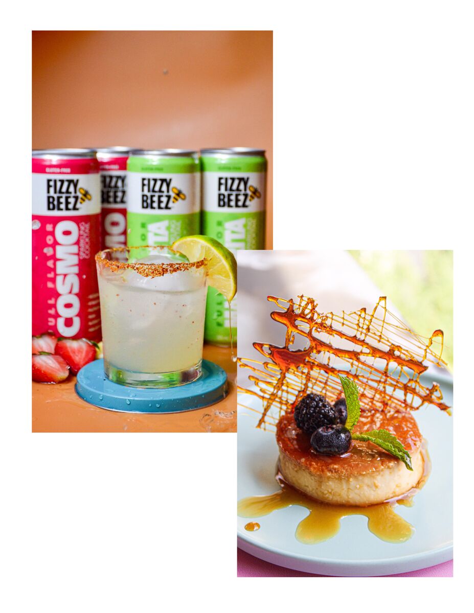 Beverage product and dessert campaign content